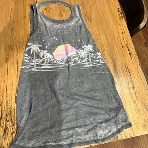 Spiritual gangster tank with open back